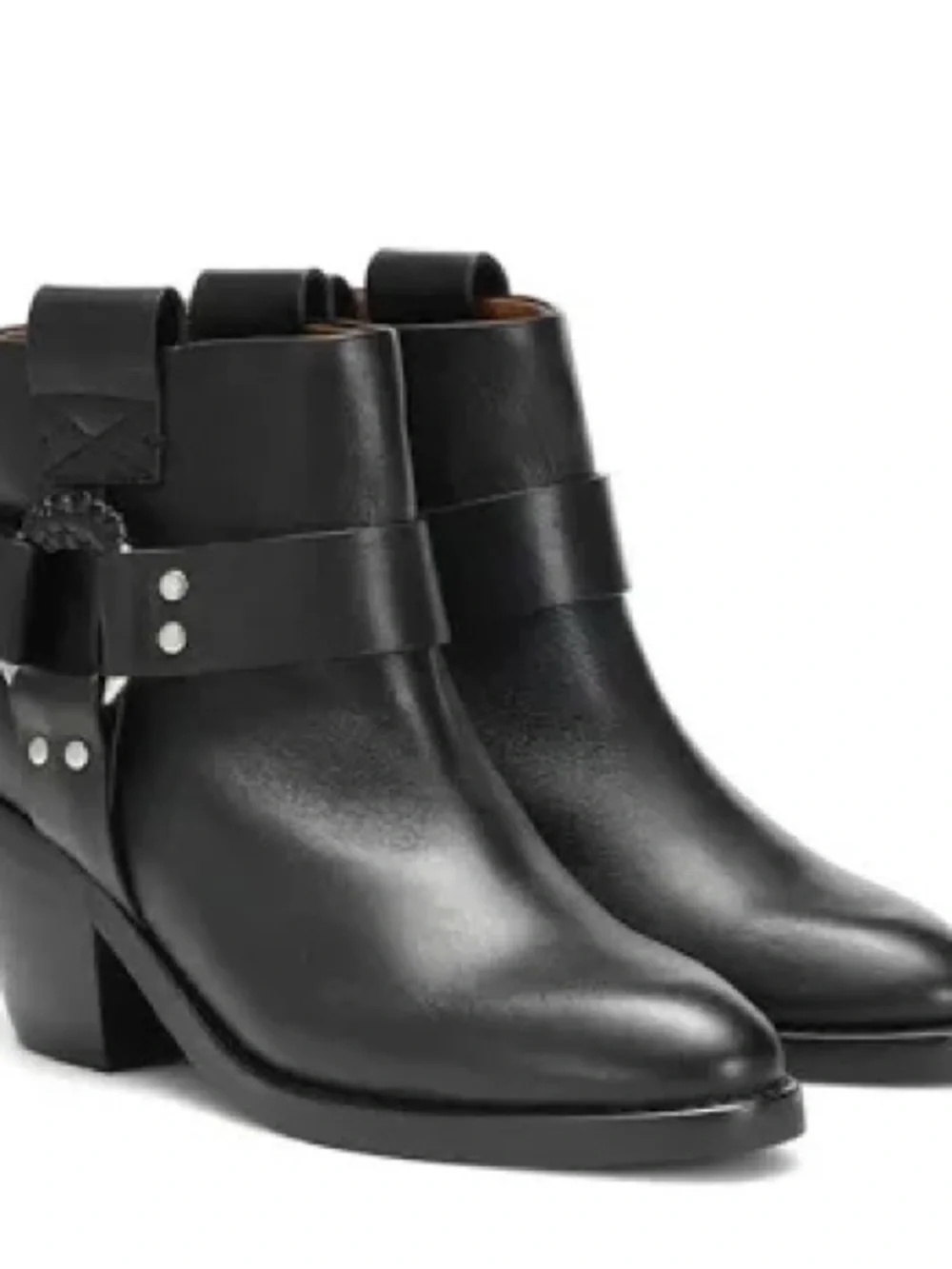 See By Chloe Black Harness Ankle Booties - Picture 2 of 8